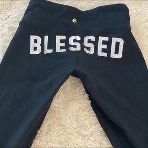 Spiritual Gangster Blessed crop leggings